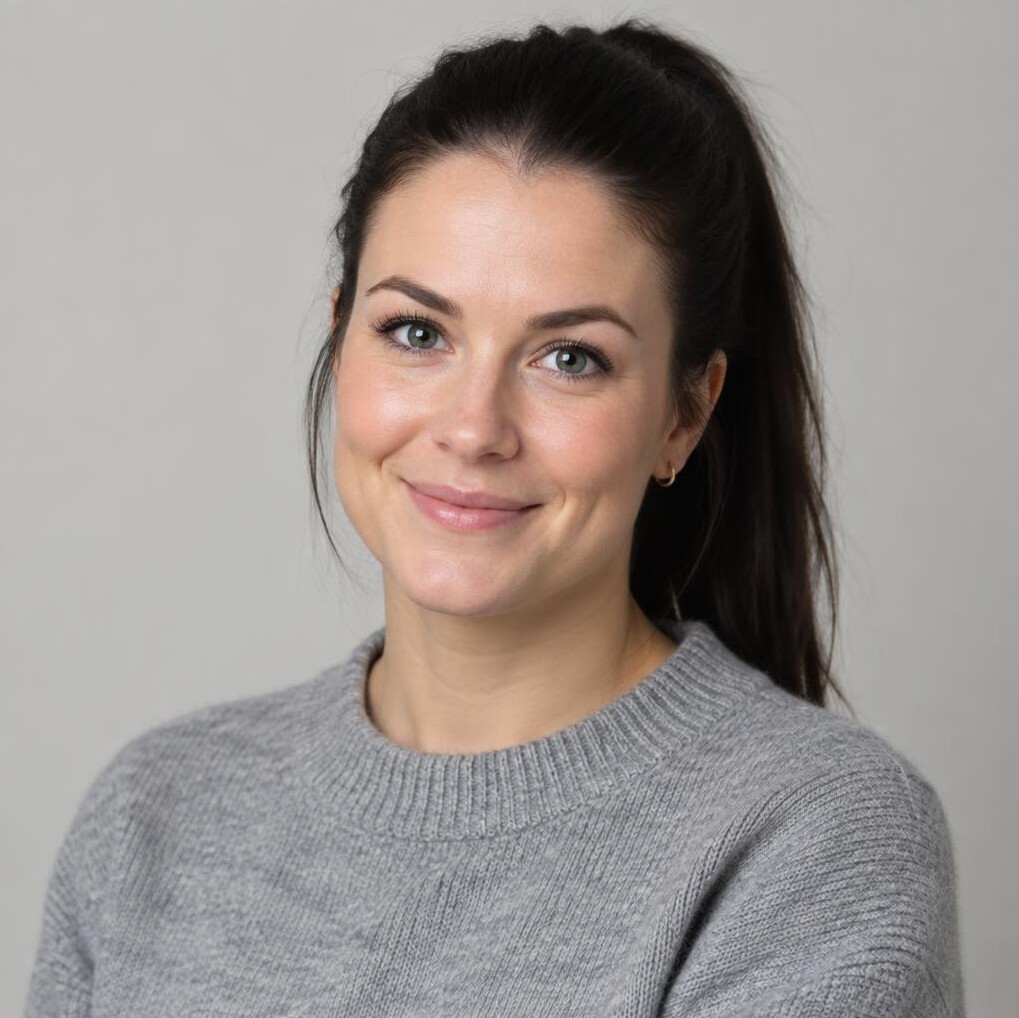 Portrait of a woman with dark hair